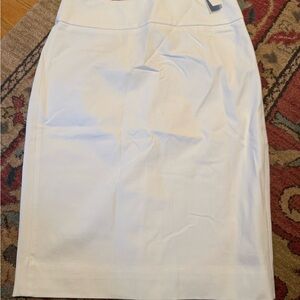 J. Crew Classic Cream Pencil Skirt